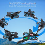 RC Aeroplane | 2.4GHz Remote-Controlled Fighter Plane with LED Lights