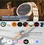 GT10 Diamond Smartwatch | 1.2" AMOLED Display | Heart Rate, Sleep & Menstrual Tracking | Compatible with Android & iOS | 200mAh Long-Lasting Battery