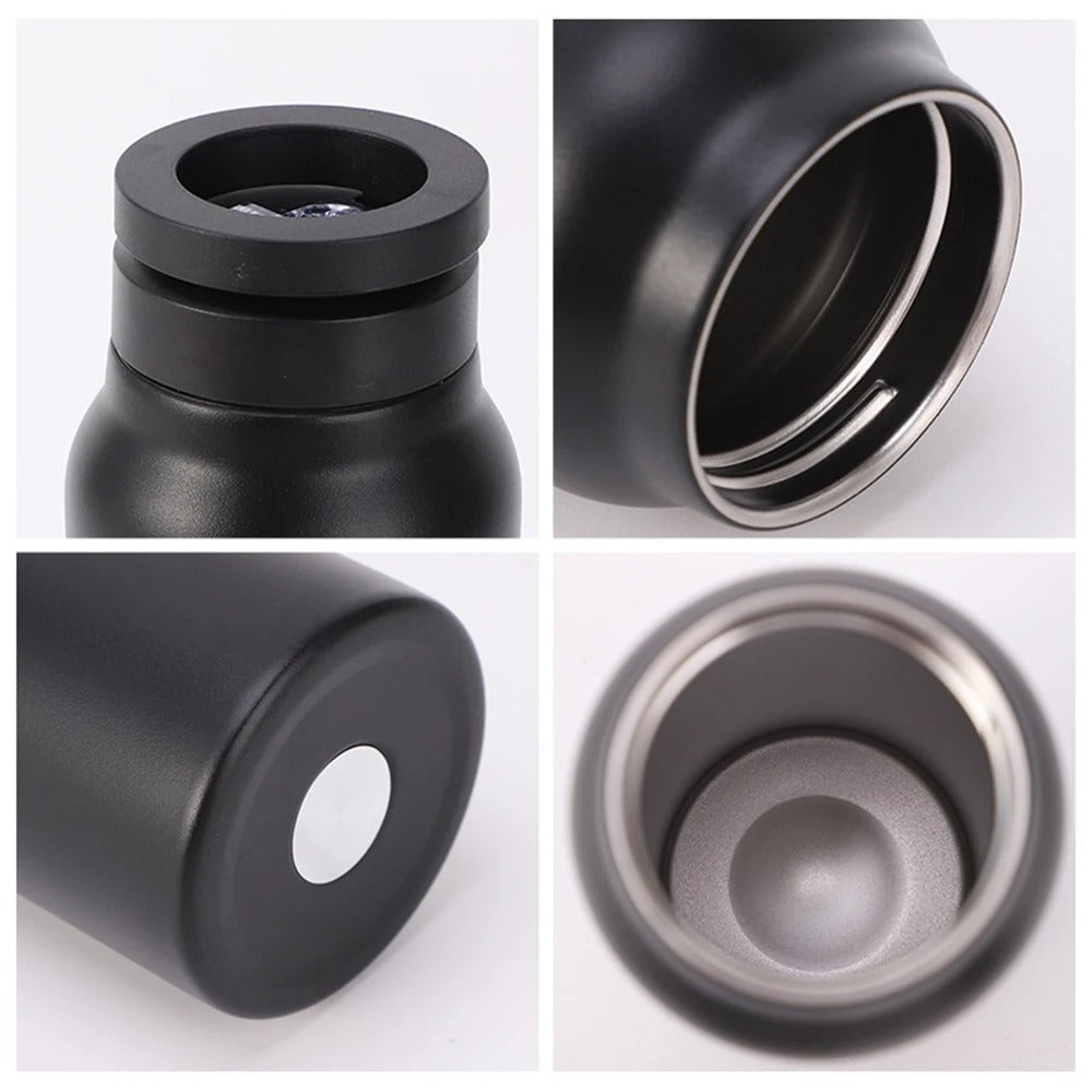 Stainless Steel Magnetic Vacuum Flask | Sports Water Bottle & Phone Holder | Outdoor Thermal Insulation Cup | Portable & Versatile Design