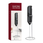 Household Portable Electric Milk Frother | Reusable Frother for Lattes, Cappuccinos, and Hot Beverages | Lightweight & Durable