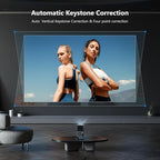 Android 11 HY320 Projector | 390 ANSI Lumens | 4K Native 1080p Dual WiFi6 & BT5.0 | Portable Outdoor Cinema | HY300 Upgrade