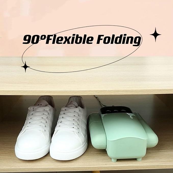 Electric Shoe Dryer with Adjustable Rack & Timer | Multi-Functional Boot & Glove Warmer | Efficient Dryer for Sweaty Shoes