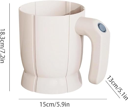 Electric Flour Sifter – Battery-Operated Steel Mesh Sieve for Easy Baking & Pastry Making