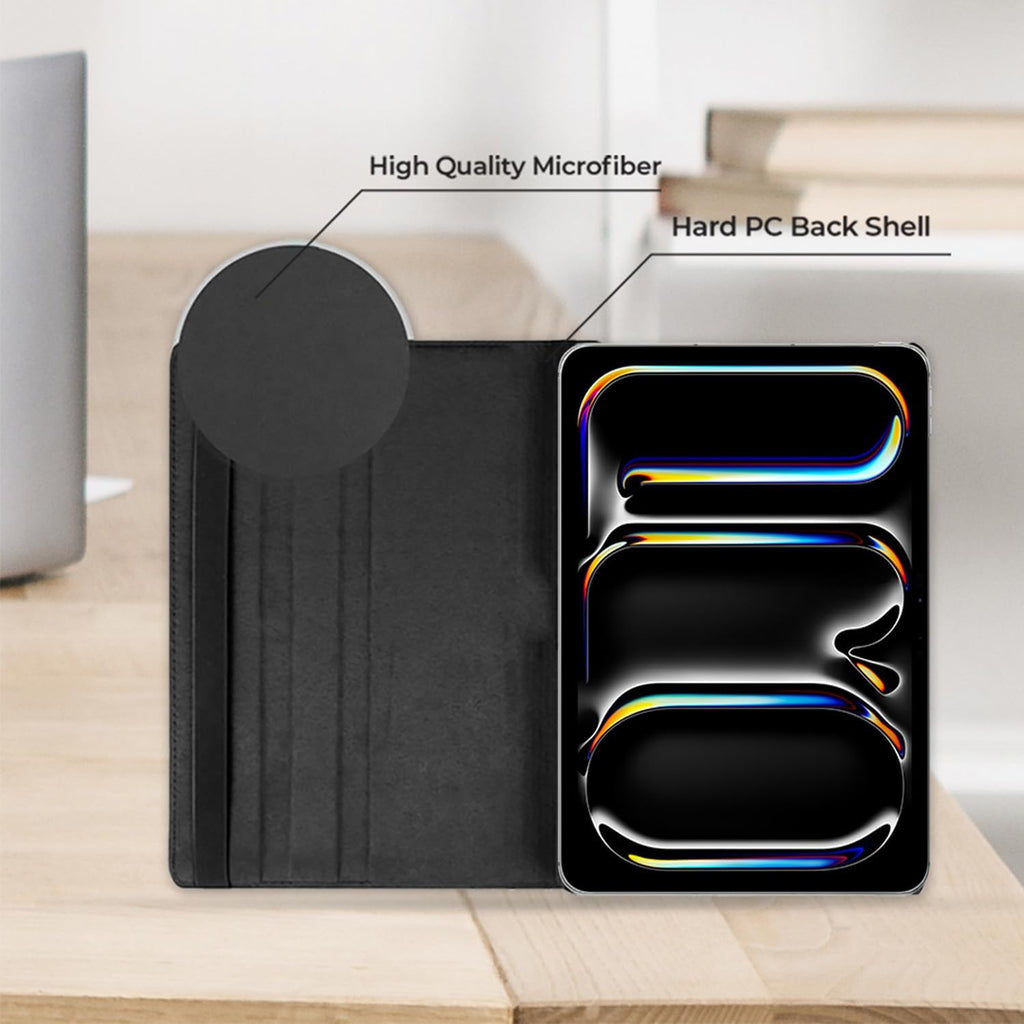 iPad Pro 11" (2024 M4) Case – 360° Rotating Smart Folio with Auto Sleep/Wake, Multi-Angle Stand & Full Protection (Multi Colour)