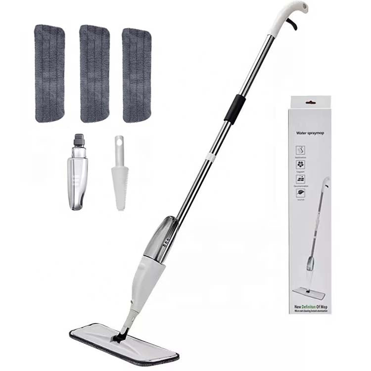 Microfiber Spray Mop – 360° Spin Head, Wet & Dry Floor Cleaner with Washable Reusable Pads & 360ML Refillable Tank for Effortless Cleaning
