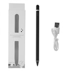 Digital Active Stylus Pen – Precision Drawing & Writing Pen with Palm Rejection | Compatible with iPad, iPhone & Android Tablets, Rechargeable Fine-Tip Pen (Black)
