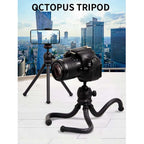 Mini Flexible Tripod – Portable Phone & Camera Stand with Adjustable Bendable Legs | Universal Mount for Tabletop, Vlogging, Selfies, YouTube & Photography (Lightweight & Durable)