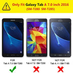360° Rotating PU Leather Stand Case for Galaxy Tab A 7.0" 2016 – Full Protection Cover Compatible with SM-T280/T285 (Multi-View Function)