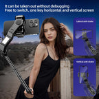 Q31 Handheld Gimbal Stabilizer | Smartphone Stabilizer with AI Face Tracking, Wireless Remote & Tripod Stand | Smooth Video for Vlogging, Live Streaming & Travel