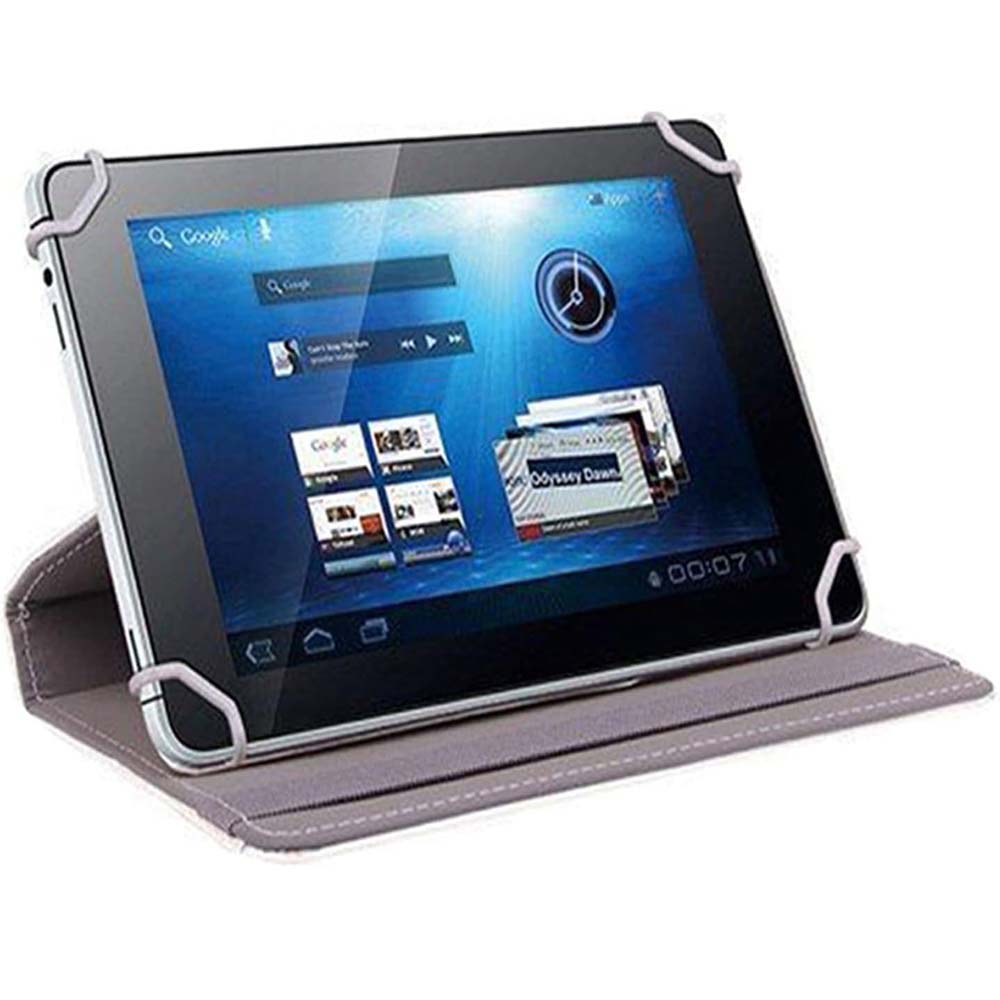 360° Rotating Case for Universal 8/9-inch Tablets – PU Leather Stand Cover with Auto Sleep/Wake, Multi-Angle Viewing, and Full Protection (Multi Colour)