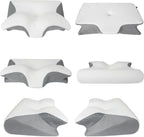 2-in-1 Memory Foam Cervical Pillow for Neck Pain Relief – Ergonomic Orthopedic Support for Side, Back & Stomach Sleepers