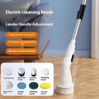 Cordless Electric Spin Scrubber | Bathroom Cleaning Brush with 7 Replaceable Heads | Powerful Shower, Tub & Tile Cleaner | Lightweight, Baby-Safe Plastic Material