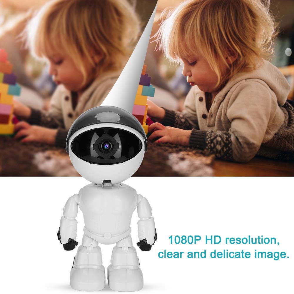 Smart Tracking WiFi Camera – 1080P HD Auto-Follow Baby Monitor and Home Security Camera with Motion Detection, Night Vision, and Remote Phone App Access