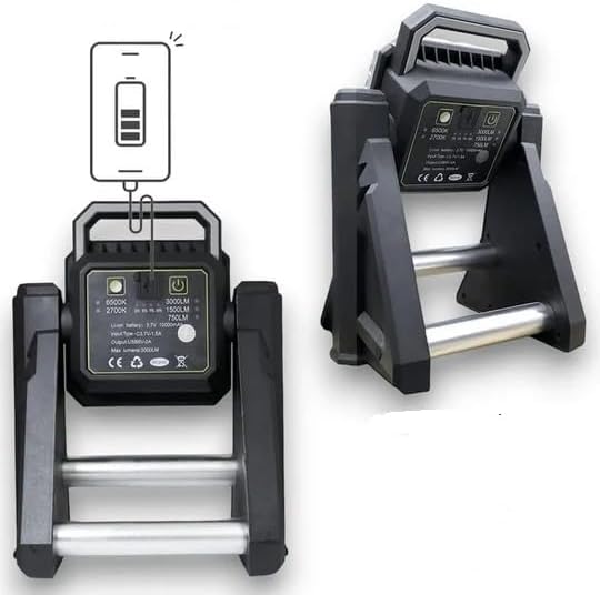 Multifunctional Work Light with Telescopic Base – Adjustable Height & Bright LED Illumination for Construction, DIY, and Emergency Lighting