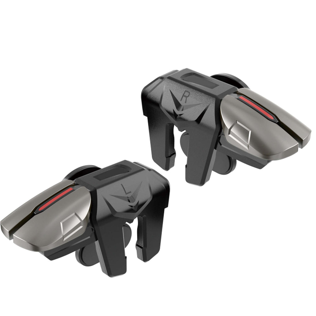 ET-F08 Mobile Game Trigger Controller - Clip-on Fire Buttons & Joystick for iOS/Android Gaming, No Bluetooth Needed