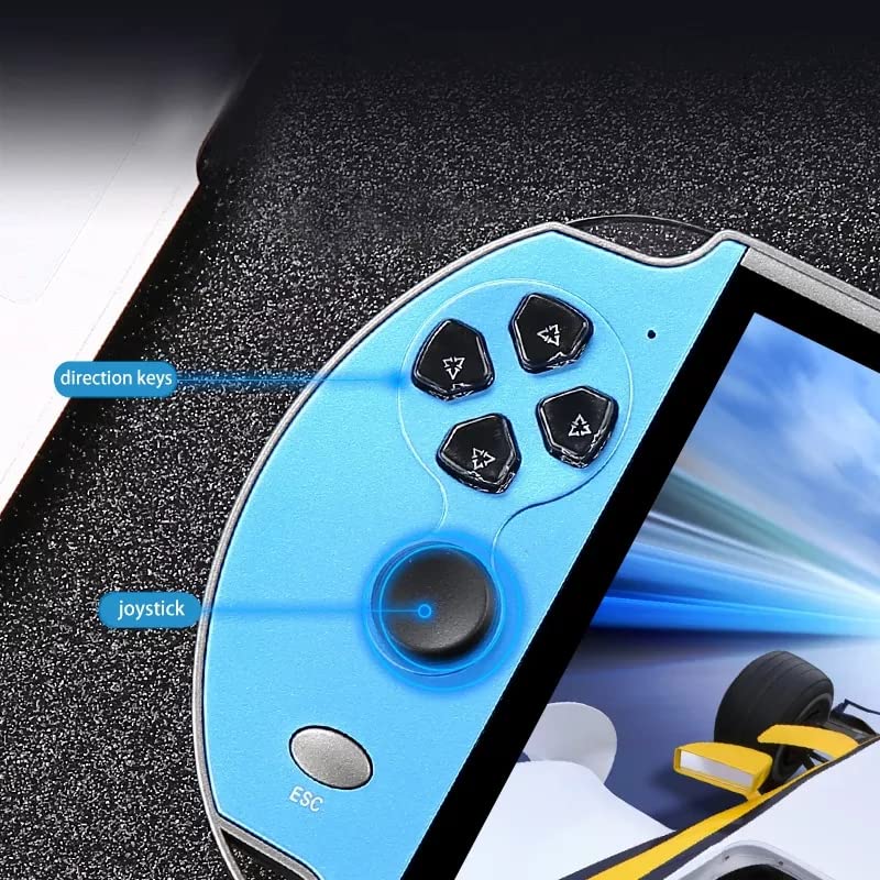 Retro Handheld Game Console | 7-Inch MP5 Video Game Player with 12 Emulators & 10,000 Games | Portable Classic Gaming Handheld
