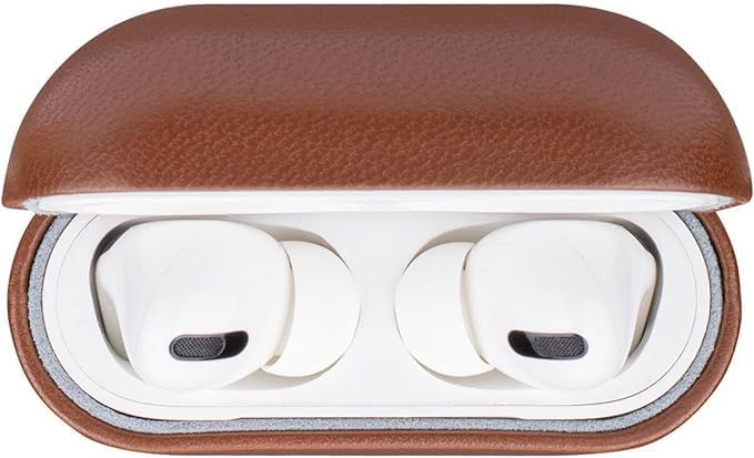 Handmade Series Sheep Leather AirPods Pro Case | Earthy Brown Shockproof Protective Skin