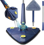 Rotatable Adjustable Triangle Cleaning Mop | Stainless Steel Handle for Effortless Floor & Corner Cleaning