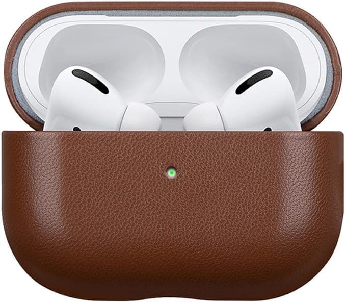 Handmade Series Sheep Leather AirPods Pro Case | Earthy Brown Shockproof Protective Skin