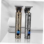 USB Rechargeable Electric Hair Clipper | Professional Barbershop Trimmer with Digital LCD | Precision Styling Tool