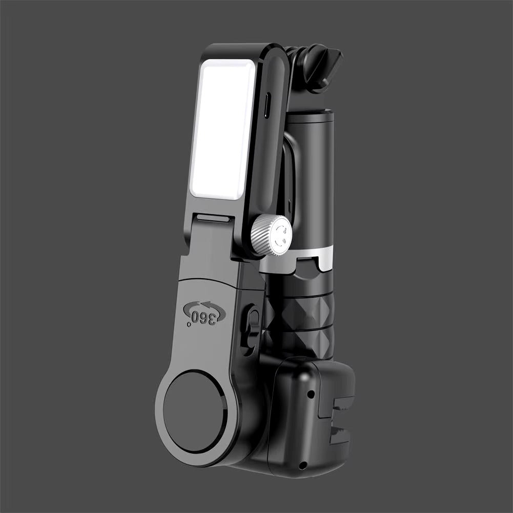 Q18 Mobile Phone Selfie Stick | Anti-Shake Gimbal Stabilizer, Single-Axis Tripod & Fill Light | Ultimate Handheld Content Creation Tool