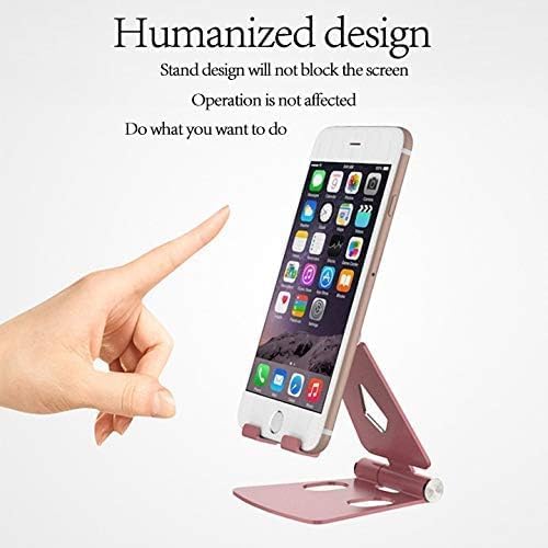 Fully Foldable Adjustable Cell Phone Stand | Desktop Holder for Phones & Tablets