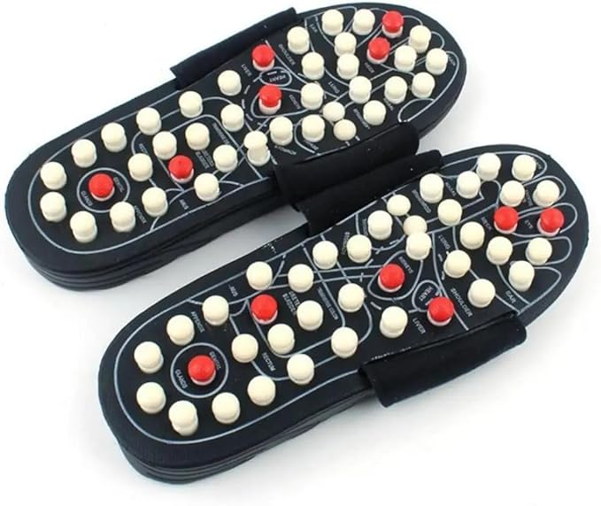 Acupressure Relaxation Foot Massage Slippers | Daily Reflexology for Improved Wellness