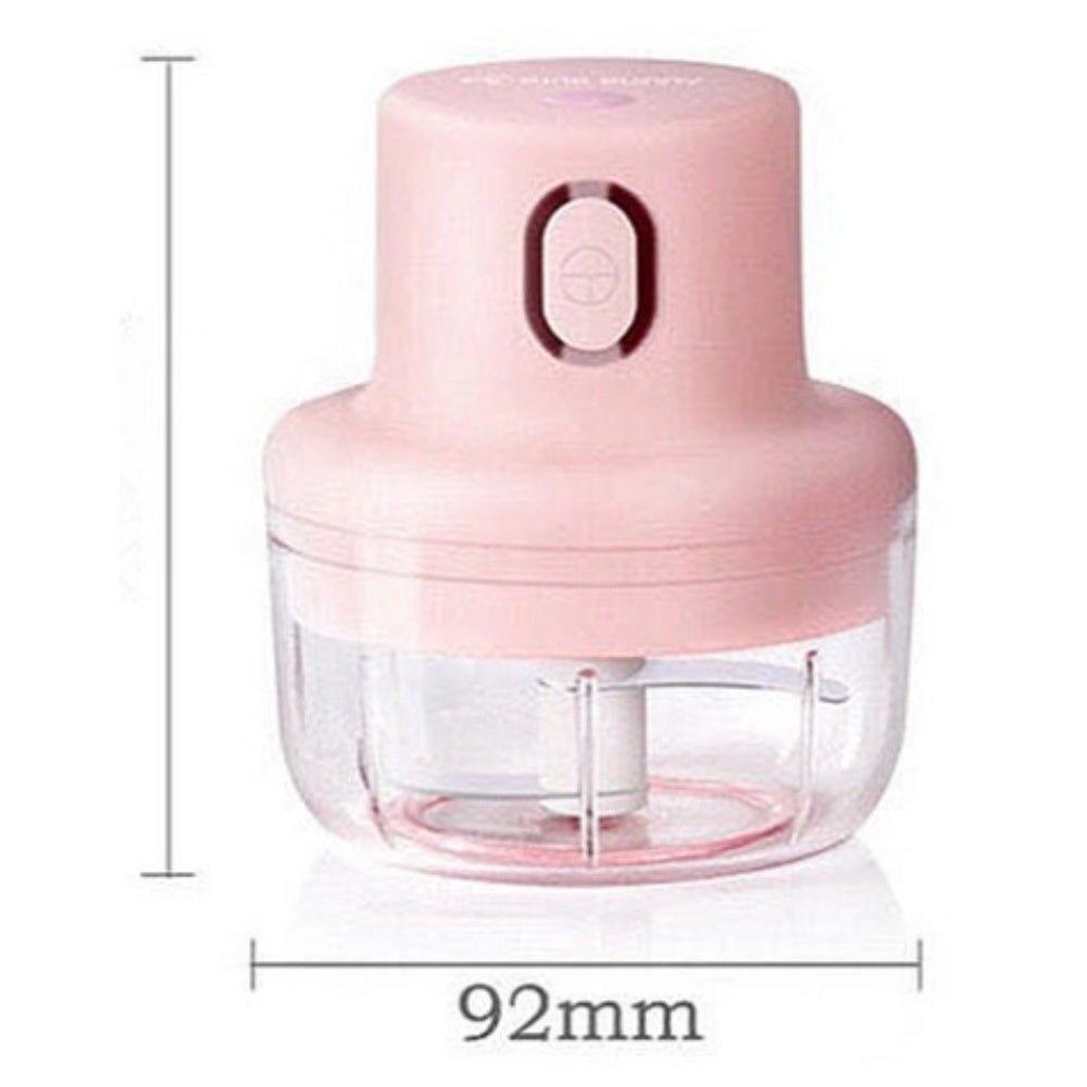 Mini Press Intelligent Electric Garlic Machine | Wireless Food Chopper 100/250ml | Versatile Kitchen Tool for Garlic, Ginger, Chili, Herbs & Nuts | Compact & Elegant Design | Easy Storage & Use