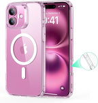 MagSafe-Compatible Magnetic Phone Case for iPhone 16 Series – Military-Grade Protection, Camera Lens Guard & Free Screen Protector