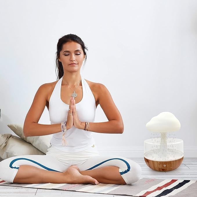 Raining Cloud Night Light Aromatherapy Diffuser | Sleep Aid & Relaxation