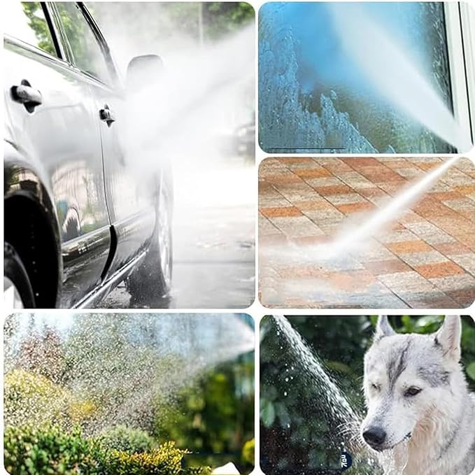 Hydrowasher - Ez Jet Cordless Power Washer | 6-in-1 Wireless High-Pressure Water Gun for Cars, Patios & More