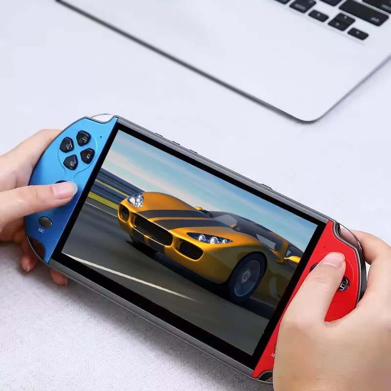 Retro Handheld Game Console | 7-Inch MP5 Video Game Player with 12 Emulators & 10,000 Games | Portable Classic Gaming Handheld