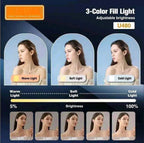 U480 LED Video Light – 5000mAh Rechargeable Camera Panel Light with 10–100% Dimmable Brightness, Adjustable 3200K–5600K Bi-Color Lighting for Photography, Videography, Live Streaming & Content Creation