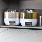 Multifunctional Grain Storage System – Large Capacity Grain Dispenser and Rice Box with Durable Build