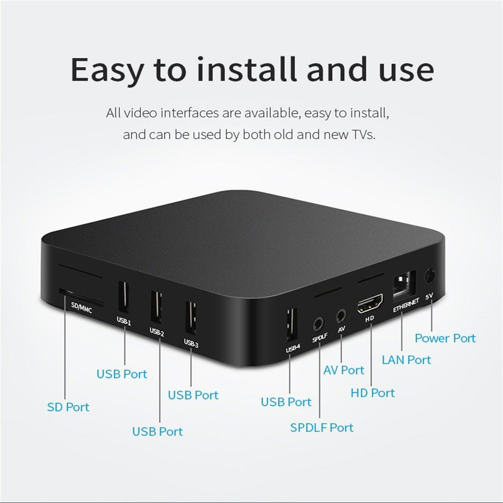 MXQ Pro TV Box 4K 5G | Android 10 Set-Top Box with HD Internet Streaming