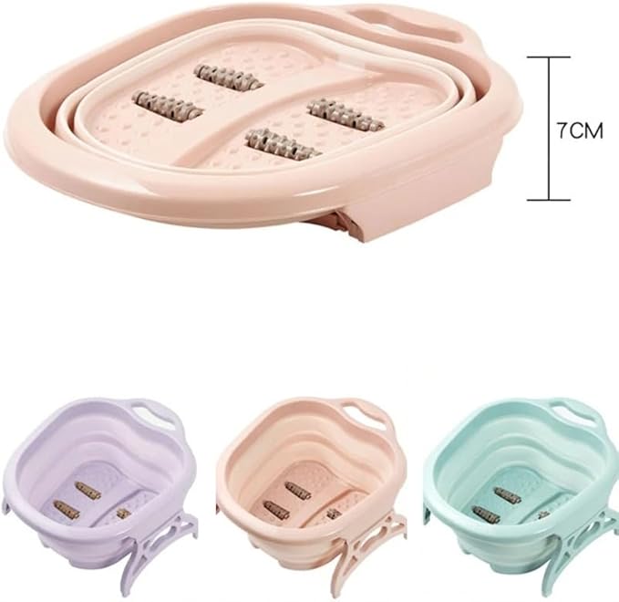 Green Collapsible Foot Spa Tub | Portable Pedicure and Relaxation Solution