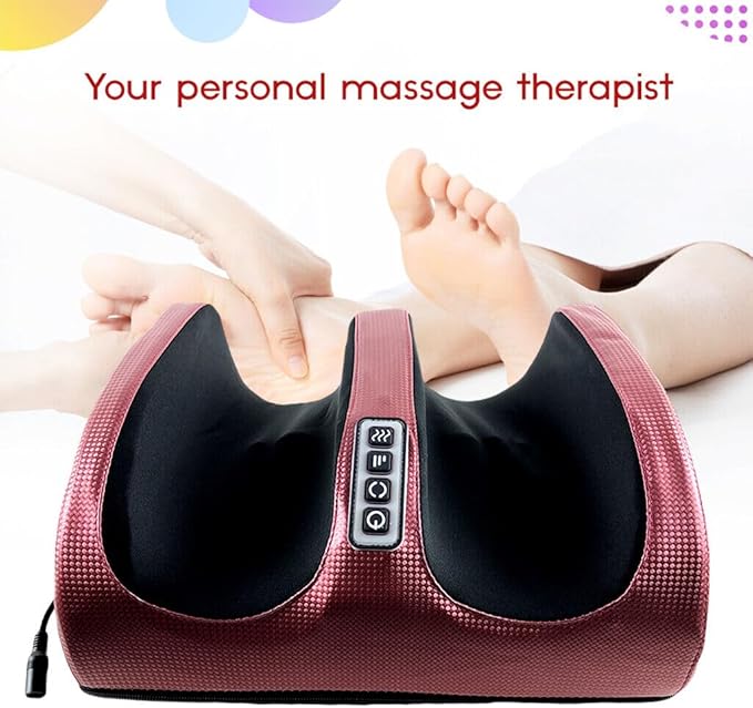 Multifunction Foot Massager – Heated Shiatsu with Panel Control for Home & Office