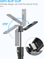 3-in-1 Bluetooth Selfie Stick Tripod Monopod with Remote Control | Telescopic Aluminum Alloy Selfie Stick | Stable Hands-Free Photos & Videos
