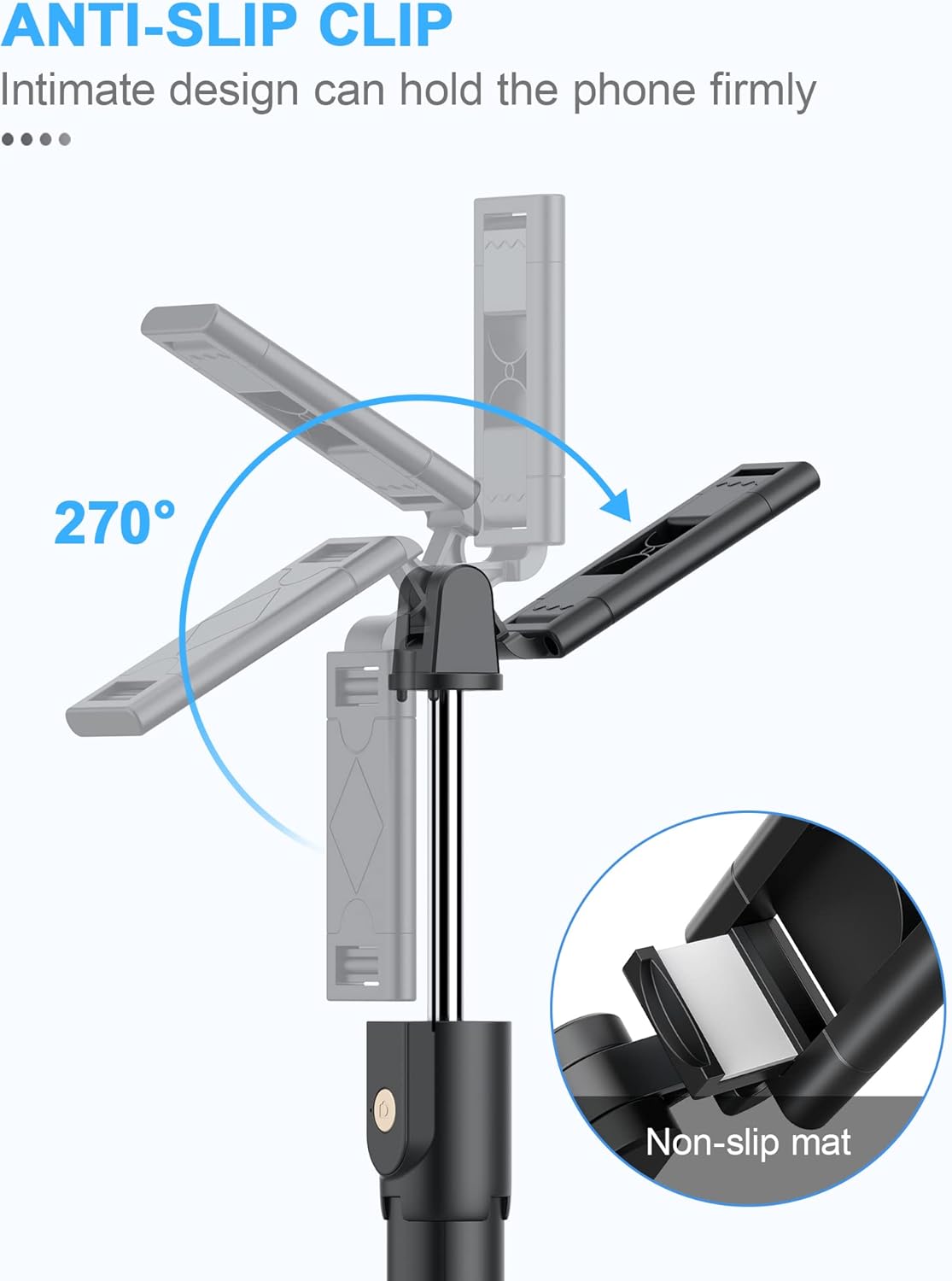 3-in-1 Bluetooth Selfie Stick Tripod Monopod with Remote Control | Telescopic Aluminum Alloy Selfie Stick | Stable Hands-Free Photos & Videos