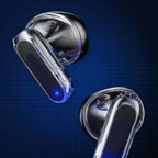 Fidget Spinner Earphones – Glow in the Dark, High-Speed Silent Spin, Metal Gear Design, Stress Relief & Entertainment for Kids and Adults