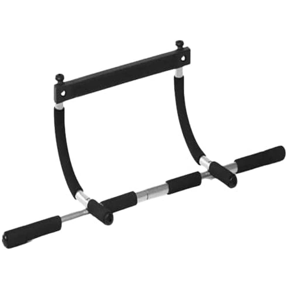 Pull-Up Bar for Doorway – Adjustable Height, Portable Chin-Up Bar with Non-Slip Foam Grips for Effective Upper Body and Core Strength Training