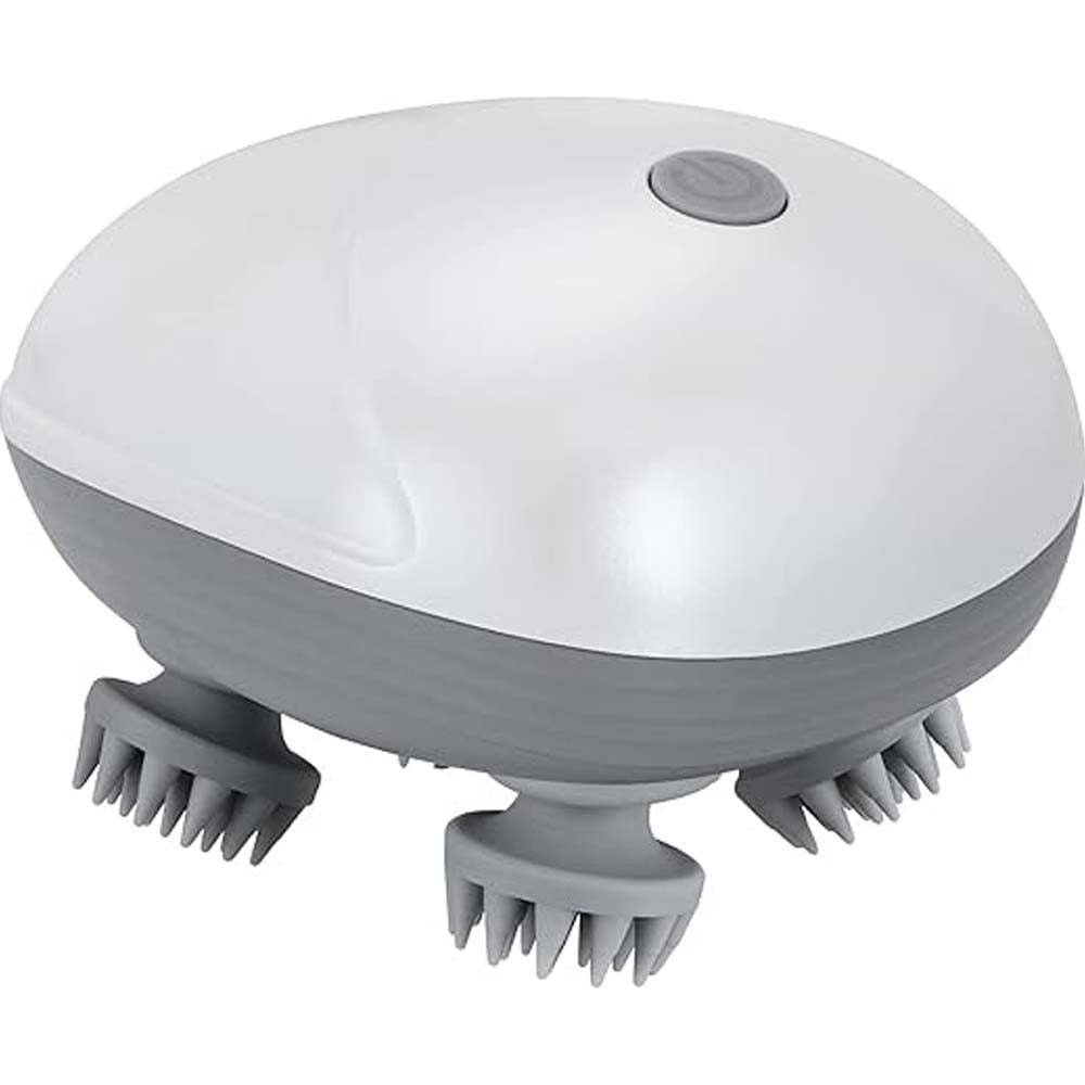 Electric Scalp Massager – 3 Adjustable Kneading Modes, Portable Waterproof & Rechargeable Head Massager for Deep Hair Cleaning & Improved Blood Circulation