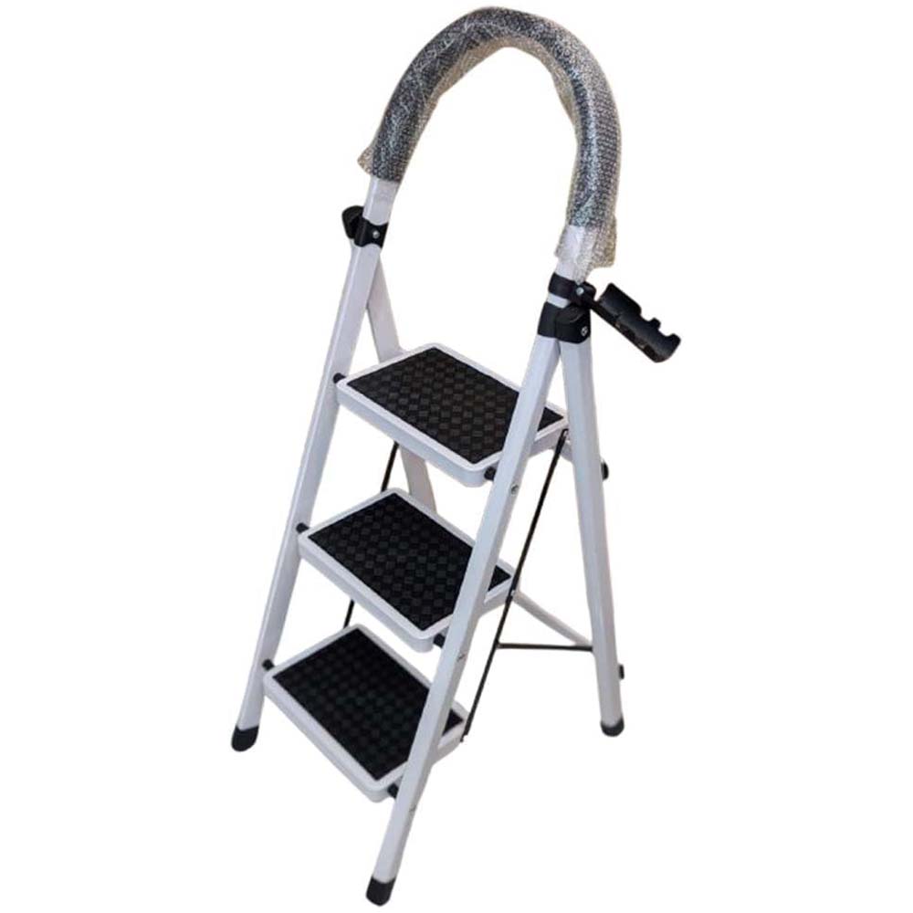 Lightweight Foldable Ladder – Anti-Slip Multi-Position Ladder, Heavy Duty & Sturdy, Compact Design for Home, Kitchen, Pantry, and Office Use, High Capacity