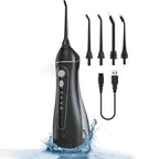 Portable Oral Irrigator | Rechargeable Cordless Water Flosser with 3 Cleaning Modes for Healthier Gums & Teeth