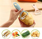 Ceramic Peeler & 'Y' Paring Knife Set | Pack of 6 Durable Kitchen Tools in Assorted Colors