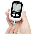 Blood Glucose Meter Large screen diabetes testing kit with tiny blood sample & coding. Essential diabetic supplies for monitoring.