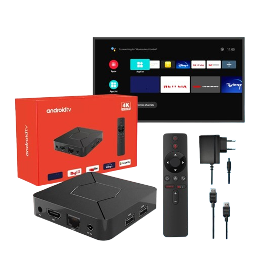 Q5 Android 10.0 OS 4K Smart TV Box | Allwinner H313 Media Player with 2GB RAM & 8GB Storage | Compact Home Theater Solution