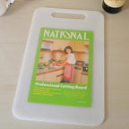 The Stuff Plastic Non-Slip Cutting Board with Juice Groove | Deep Drip Feet for Kitchen & Bar