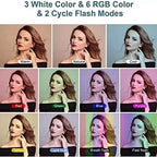 MJ38 RGB 25W Soft Ring Light | 38cm USB-Powered Light with Adjustable Tripod & Smartphone Stand | Ideal for Live Streaming & Content Creation