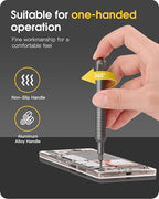 51-in-1 Precision Screwdriver Set | Portable Magnetic Screwdriver Kit with 48 Bits for Torx, Hex & Small Repairs